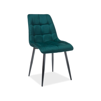 Virtuvės kėdė Pearl (Velvetas/Juodos kojytės)